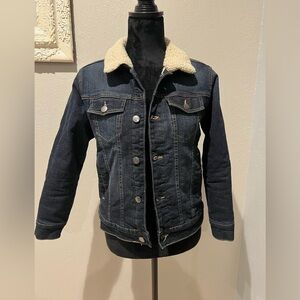 Boys lined denim jacket
